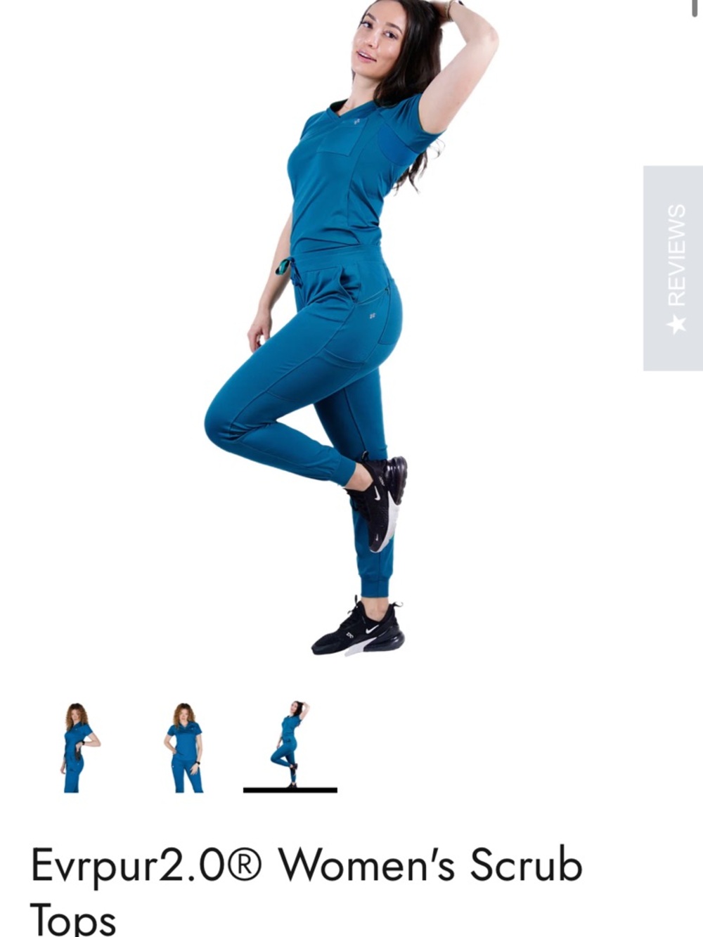 Evrpur2.0 Women’s Teal Scrub top